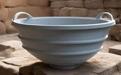Plastic basin for washing clothes