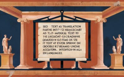 My experience SEO translation into English